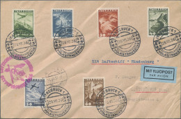 Österreich - Zeppelinpost: 1936, Olympiafahrt, Österreichische Post, Brief Mit A - Other & Unclassified