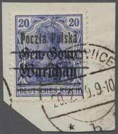 Poland: 1919, Germania 20 Pfg., Type II, Mit Aufdruck "Gen.-Gouv. Warschau" Und - Altri & Non Classificati