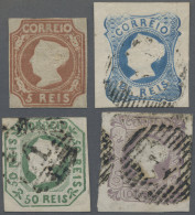 Portugal: 1853 First Issue: Complete Set Of Four With 5r. Mounted Mint (signed C - Andere & Zonder Classificatie