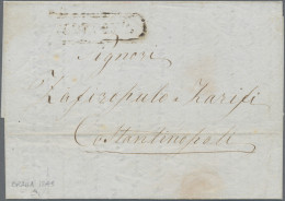 Romania - Specialities: 1843, DDSG Port Paye Mark On Complete Folded Letter From - Otros & Sin Clasificación