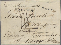 Russia -  Pre Adhesives  / Stampless Covers: 1831 Folded CHOLERA Cover From Taga - ...-1857 Prephilately