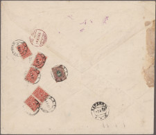 Russian Post In China: 1916, Russian Post Office In Kharbin, China. Registered M - Chine