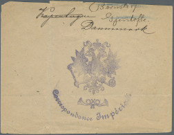 Russia - Post Marks: 1894, "CORRESPONDANCE IMPERIALE", Clear Strike Of Violet Do - Autres & Non Classés