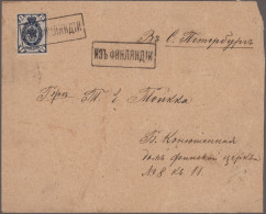 Russia - Ships Mail: 1904, 7 K Tied By Framed "From FINLAND" To Cover Addressed - Otros & Sin Clasificación