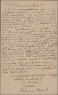 Russia - Specialities: Empress Alexandra, Undated Handwritten Letter In German T - Otros & Sin Clasificación