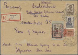 Sowjet Union: 1933/1934 USSR, Two Covers From The USSR To Germany With Two Diffe - Covers & Documents