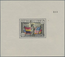 Spain: 1938, Air Mail Mini Sheet, 150 Years Of The US Constitution, Perforated, - Nuovi