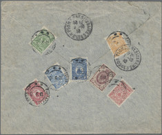 Ukraina: 1910 Registered Cover From Sartana (Mariupol, Ukraine) To Plombieres-le - Oekraïne