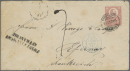 Hungary - Postal Stationary: 1874, 5 Kr Red Postal Stationery Envelope From "BUD - Enteros Postales