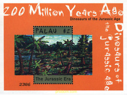349845 MNH PALAU 2000 DINOSAURIOS DEL JURASICO Y CRETACEO - Palau