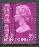 Hong Kong 1976 A Single Definitive Stamp To Celebrate  Queen Elizabeth In Fine Used - Usados