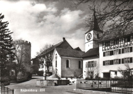 SWITZERLAND, ZURICH, REGENSBERG, COMMUNE, CHURCH, INN OF THE MEDIEVAL CASTLE TOWN FOR 500 YEARS - Regensberg