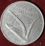 Errore Di Conio 10 Lire 1985 Repubblica Italiana - Errores Y Curiosidades