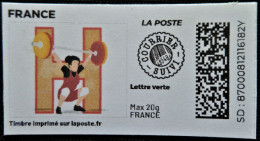 Timbres à Imprimer (Montimbrenligne) Sport H Haltérophilie - Printable Stamps (Montimbrenligne)