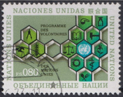 1973 UNO Genf ° Mi:NT-GE 33, Yt:NT-GE 33, Zum:NT-GE 33, Programm Der Freiwilligen Der Vereinten Nationen - Usati