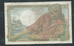 France Billet De 20 Francs Type Pêcheur  14/10/1948 - 36855 Y.183- - Laura 11206 - 20 F 1942-1950 ''Pêcheur''