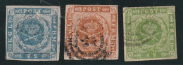 Dänemark 1854- Katalog Nr. 3-5 Gestempelt-top Erhaltung. - Used Stamps