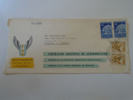 D198173  Argentina  Airmail  Cover 1961 -Buenos Aires -Federacion Argentina De Aeromodelismo - Sent To Hungary - Lettres & Documents
