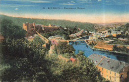 BELGIQUE - Neufchâteau - Bouillon - Panorama Et Château - Colorisé - Carte Postale Ancienne - Neufchateau