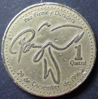 Guatemala - 2000 - KM 284 - 1 Quetzal - VF - Look Scans - Guatemala