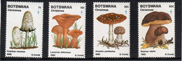 Botswana 1982 . Mushrooms (Christmas) . 4v. Michel # 317-320 - Botswana (1966-...)