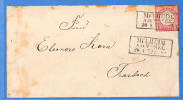 Allemagne Reich 1872 Lettre De Mulheim (G23026) - Storia Postale
