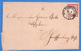 Allemagne Reich 1873 Lettre De Goldberg (G23029) - Briefe U. Dokumente