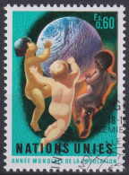 1974 UNO Genf ° Mi:NT-GE 43, Yt:NT-GE 43, Zum:NT-GE 43, Drei Kinder Und Die Erdkugel, Weltbevölkerungsjahr - Used Stamps