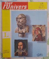 TOUT L'UNIVERS N° 85 TURGOT INVASIONS LOMBARDES BAROMETRE DRACON LES CRISTAUX MAISONS D'EUROPE - Encyclopedieën