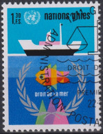 1974 UNO Genf ° Mi:NT-GE 45, Yt:NT-GE 45, Zum:NT-GE 45, Seerecht, - Used Stamps