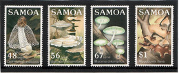 Samoa 1985 . Mushrooms. 4v. Michel # 561-64 - Samoa