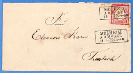 Allemagne Reich 1872 Lettre De Mulheim (G23050) - Storia Postale