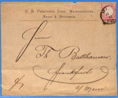 Allemagne Reich 1873 Lettre De Mainz (G23052) - Storia Postale