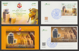 Egypt - 2023 - 2 Cards - Commemorating The Commissioning Of The PAPU Tower - Tanzania - Nuevos