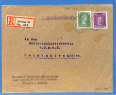 Allemagne Reich 1928 Lettre Einschreiben De Munchen (G23056) - Brieven En Documenten