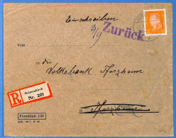 Allemagne Reich 1930 Lettre Einschreiben De Heimenkirch (G23058) - Storia Postale