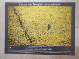 AFFICHE POSTER SCOLAIRE PHOTO YANN ARTHUS-BERTRAND 58 X 78 Cm L'essor Des énergies Renouvelables - Arte Contemporáneo