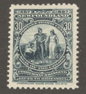 Canada - Newfoundland - 400th Anniversary Of The Discovery Of Newfoundland - Seal Of The Colony, Mi: NW 55 (1897) - 1865-1902