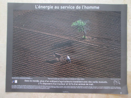 AFFICHE POSTER SCOLAIRE PHOTO YANN ARTHUS-BERTRAND 58 X 78 Cm L'énergie Au Service De L'homme - Zeitgenössische Kunst