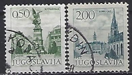 Yugoslavia 1972-73  Sehenswurdigkeiten (o) Mi.1476-1477 - Oblitérés