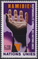 1975 UNO Genf ** Mi:NT-GE 53, Yt:NT-GE 53, Zum:NT-GE 54, Namibia, Geöffnete Hand über Afrika - Ungebraucht