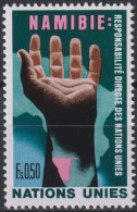 1975 UNO Genf ** Mi:NT-GE 52, Yt:NT-GE 52, Zum:NT-GE 53, Namibia, Geöffnete Hand über Afrika - Ungebraucht