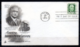 USA. N°993 Sur Enveloppe 1er Jour (FDC) De 1973. Banquier. - 1971-1980