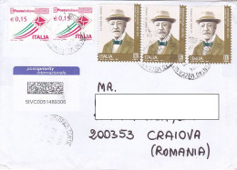 LETTER, ERNESTO NATHAN, STAMPS ON COVER, 2021, ITALY - 2021-...: Usati