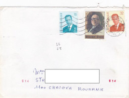 KING ALBERT II, JOSEPH LEMAIRE, STAMPS ON COVER, 1994, BELGIUM - Briefe U. Dokumente