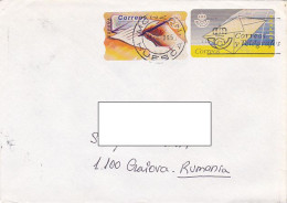 AMOUNT 49+11 MACHINE OVERPRINTED STAMPS ON COVER, 1996, SPAIN - Usati