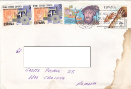 SYDERURGY, AMERIGO VESPUCCI, BASKETBALL, STAMPS ON COVER, 1997, SPAIN - Usati