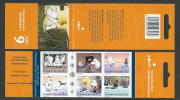 Finland Finnland Finlande 2003 Moomins Tove Jansson Posti Set Of 6 Stamps In Booklet Mint - Booklets