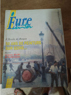 132 //  MAGAZINE EURE INTER 1993 / L'ECOLE DE ROUEN  / 50 ANS DE PEINTURE SUR SEINE.... - Toerisme En Regio's