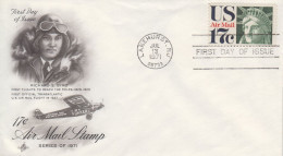 Enveloppe  FDC   1er  Jour    U.S.A    17c  Poste  Aérienne  1971 - 1971-1980